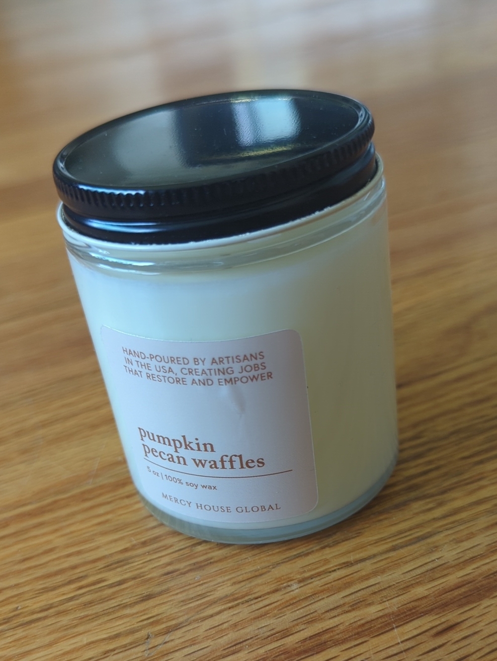 Pumpkin Pecan Waffles Scented Soy Candle, 5 oz